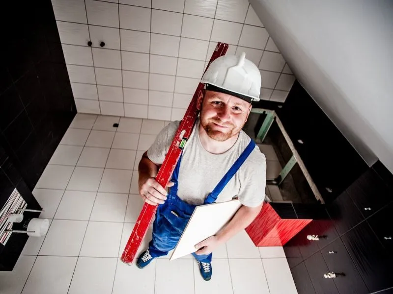 Tiling Sunshine Coast team on a job site