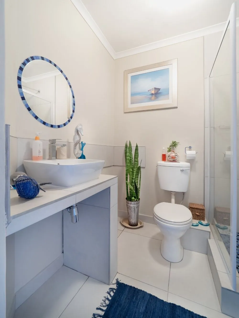 Residential bathroom wall and floor tiling in a Sunshine Coast home