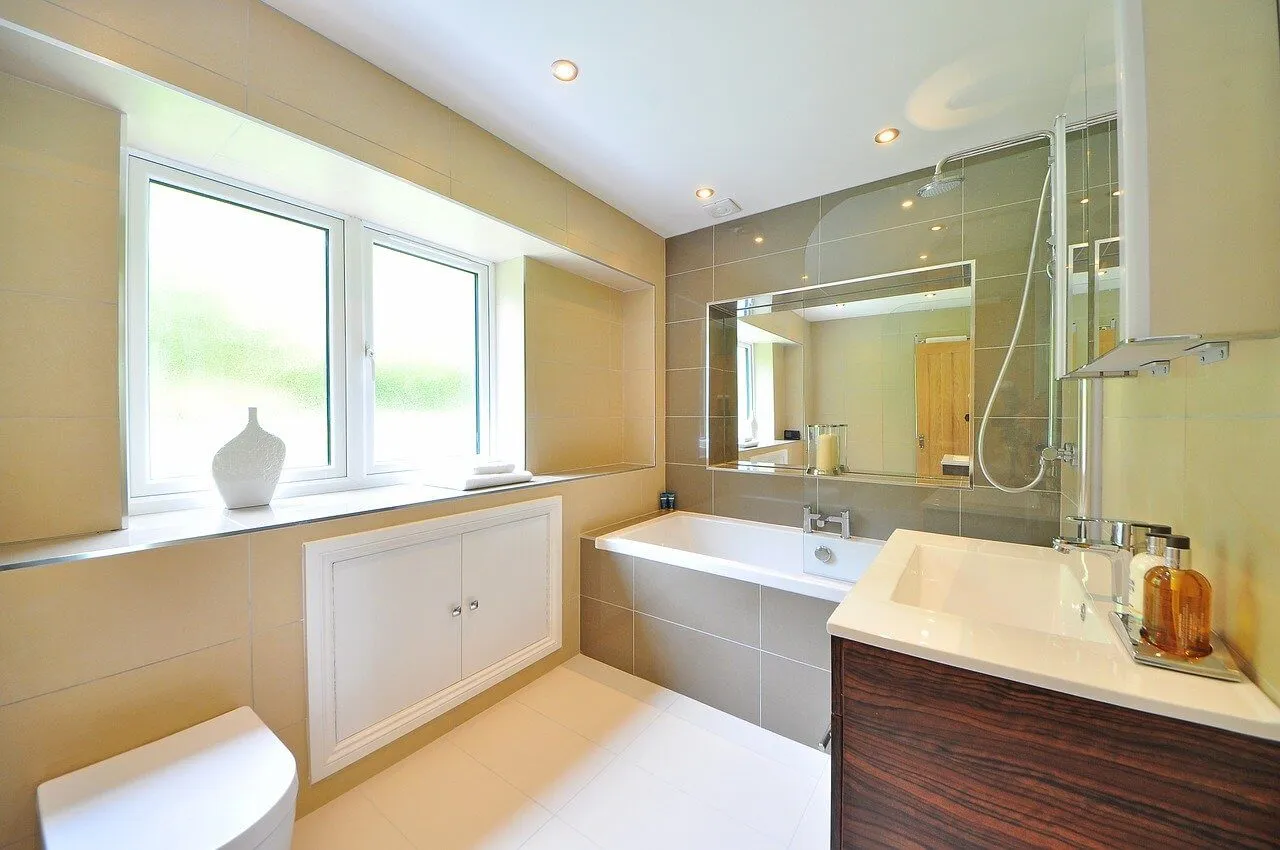 Finished Bathroom renovation in residential sunshine coast property